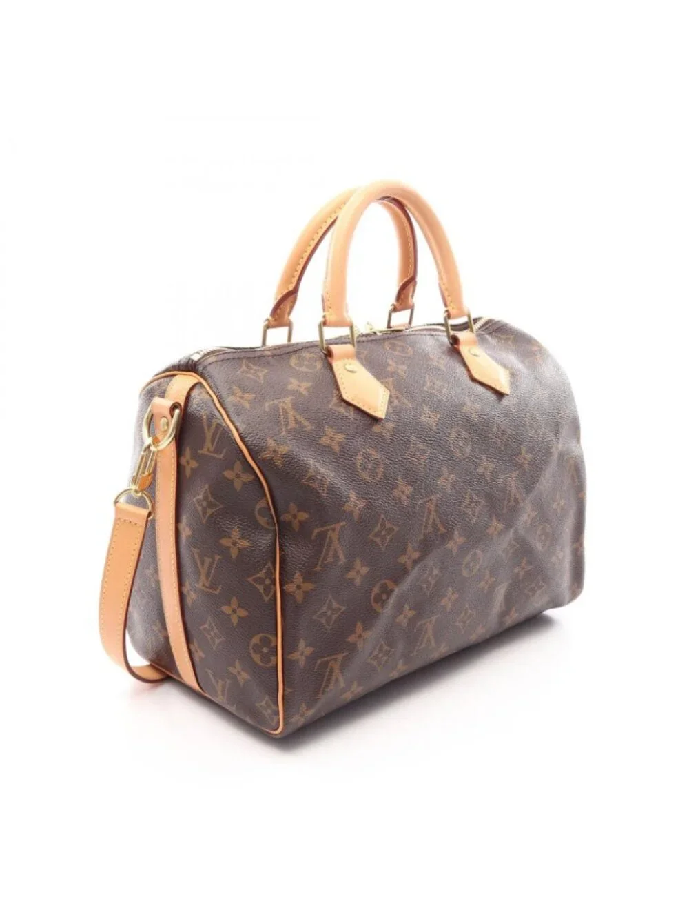 Louis Vuitton Handbag Speedy Bandouliere 30 Monogram 2-Way Canvas Leather